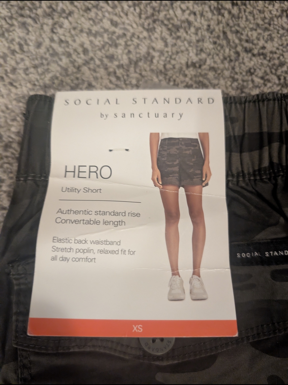 HERO Utility Shorts - Black Camo